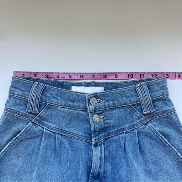 MOTHER Superior The Pleated Poplar Leg Jeans Straight Leg Size 27 - Picture 10 of 10